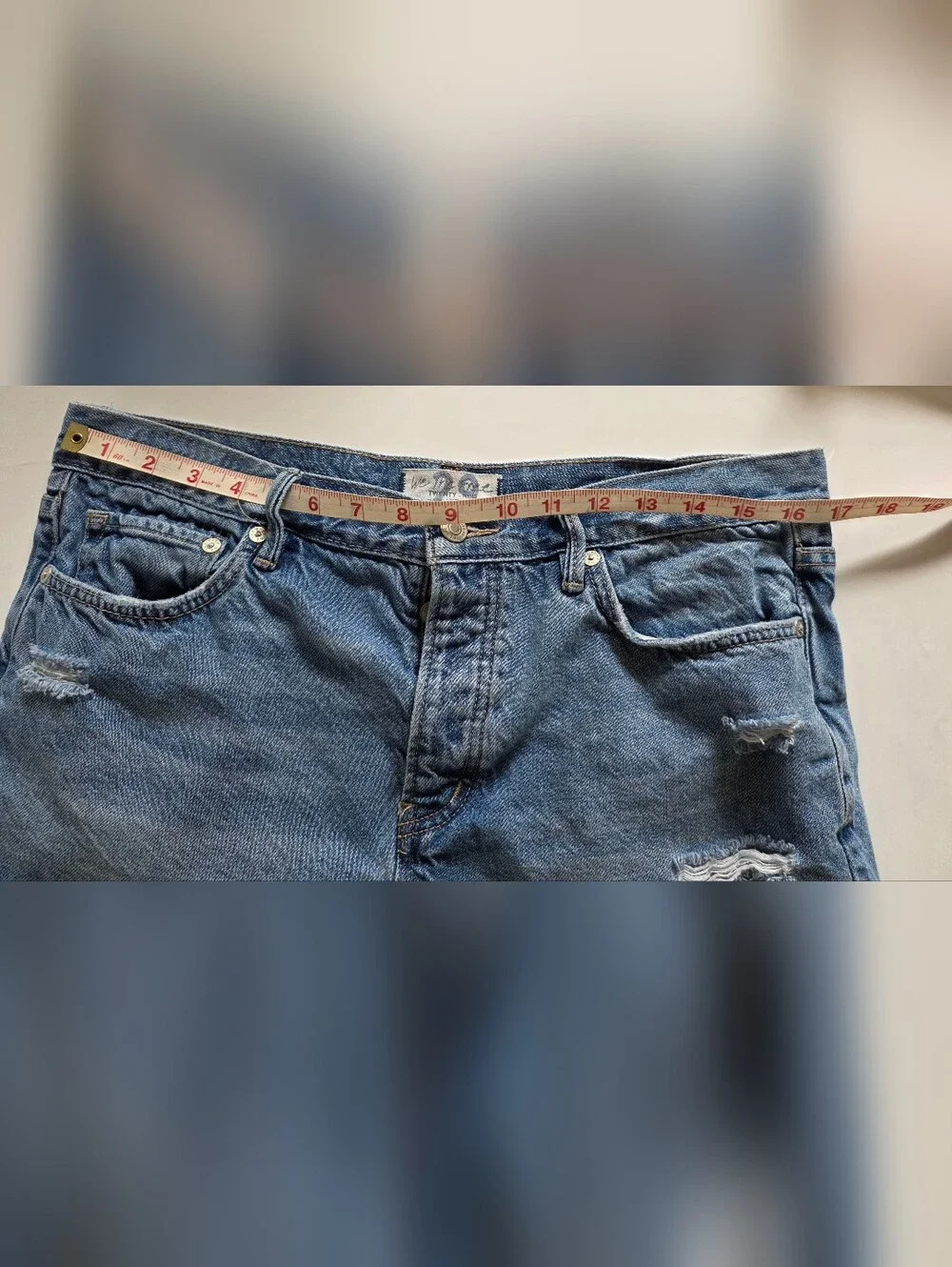 We The Free Woman's Cut Off Jean Shorts Button Fly Size 29